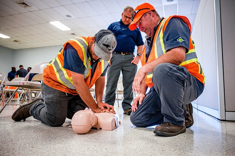 First aid training