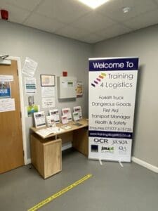 Training 4 Logistics reception area