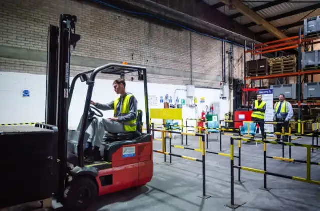 Practical forklift training
